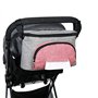 Giwnhvx Sac Universel Poussette Voiture Accessoires de Rangement Sac de Rangement Poussette Bouteille Multi-Fonction Papier Couc