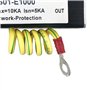Eoslcusmvl 4X Protecteur RéSeau POE 1000M POE 1000M Monitor Camera Parasurtenseur RJ45 Gigabit Ethernet Protection Device Arrest
