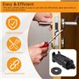Roxvue Kit D'Extracteur de Cylindre de Serrure, Arrache-Clou avec Vis et Agrandisseur de, Outil D'Extraction Professionnel