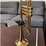 Cpolebev Porte-Partition de Lyre pour Fanfare, Solide Support Mini-Instrument de Musique pour Téléphone Portable pour Clarinette