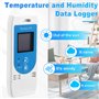 Kissmii Enregistreur de Données USB TempU 03 de Température et D'Humidité RH Temp Enregistreur de Données Enregistreur D'Humidit