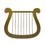 Cpolebev Simulation Harpe Modèle en Plastique Harpe Costume d'halloween Thème Déguisement Accessoires Harpe Modèle Décoration de