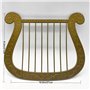 Cpolebev Simulation Harpe Modèle en Plastique Harpe Costume d'halloween Thème Déguisement Accessoires Harpe Modèle Décoration de