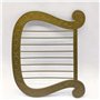 Cpolebev Simulation Harpe Modèle en Plastique Harpe Costume d'halloween Thème Déguisement Accessoires Harpe Modèle Décoration de