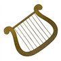 Cpolebev Simulation Harpe Modèle en Plastique Harpe Costume d'halloween Thème Déguisement Accessoires Harpe Modèle Décoration de