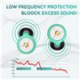 Lumlflc Bouchons d'oreilles de sommeil pour réduire le bruit du sommeil, bouchons d'oreilles réutilisables antibruit pour protec