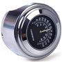 Fozriybefy 2 PièCes Moto Quartz Horloge et ThermomèTre 7/8 Pouces éTanche VéLo Guidon Montre en Aluminium Accessoires Universels