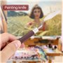 Mocturnity Mocturnity (R) 1,6" Lame en métal Palette Art Peinture Spatule Mastic Outil de mélange