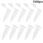 Mocturnity 1000PièCes SéRies Mini Tubes à Centrifuger 1,5 Ml RadiéS en Plastique Transparent Flacons de Centrifugeuse avec Capuc