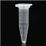 Mocturnity 1000PièCes SéRies Mini Tubes à Centrifuger 1,5 Ml RadiéS en Plastique Transparent Flacons de Centrifugeuse avec Capuc