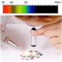 Vocdikficy Spectroscope de Diffraction pour Pierres Précieuses Gemmologiques de 55 mm de Longueur, Outil de Test de pour Bijouti