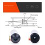 Vocdikficy Spectroscope de Diffraction pour Pierres Précieuses Gemmologiques de 55 mm de Longueur, Outil de Test de pour Bijouti