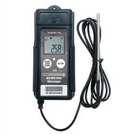 Ptdfjspt TempU06-100°C Enregistreur de Données Basse Température Numérique 32000 Points Bluetooth USB Enregistreur de Températur