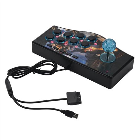 Fozriybefy Rétro Joystick Usb de Manette de de Contrôleur de Bascule D'Arcade pour Ps2 / / Pc/Android Smart Tv Vibrateur Intégré