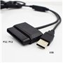 Fozriybefy Rétro Joystick Usb de Manette de de Contrôleur de Bascule D'Arcade pour Ps2 / / Pc/Android Smart Tv Vibrateur Intégré