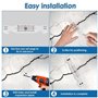 Feeuid 9 pièces d'enregistrement pour la surveillance des fissures, moniteur de détecteur d'angle acrylique, dispositif de surve