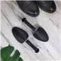 Iyalezirk Lot de 12 élargisseurs de chaussures pour élargisseurs de chaussures réglables, Noir , taille