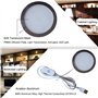 Bnnlqpsttg Éclairage de Comptoir, Étagère ou Vitrine à LED avec Interrupteur 5V USB, Lampe D'Appoint Blanche pour Caravane