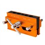 Mocturnity Jauge de cheville à centrage automatique pour trous droits, kit de localisateur réglable en largeur pour le travail d