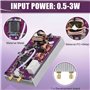 Bnnlqpsttg Module D'Amplificateur de Puissance Portable DC 12-15V 20W pour Émetteur-Récepteur à Ondes Courtes avec Filtre Passe-