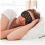 BREAUX Masque pour les yeux double face avec imprimé bibliothèque de bibliothèque, masque pour les yeux occultant, masque de som