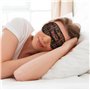 BREAUX Masque pour les yeux double face avec imprimé bibliothèque de bibliothèque, masque pour les yeux occultant, masque de som