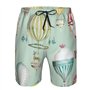 Luckily&Day Short de plage pour homme imprimé ballon dessin animé | Short de bain amusant | Short de bain fantaisie | Short de s