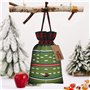MyPiky Sacs cadeaux de Noël avec cordon de serrage et ballon de football américain, sacs de rangement réutilisables
