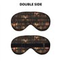 Masque de nuit doux pour les yeux avec imprimé bibliothèque pour homme et femme