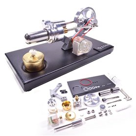 Metalakaer Kit de modélisation moteur Stirling entièrement en métal