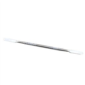 KADS Tige mélangeur de vernis à ongles double extrémité en acier inoxydable pour manucure et maquillage