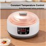 Yaourtière Électrique, Fermenteur Automatique pour Natto, Température et Durée Réglables, pour la Fabrication de Yaourts et la P