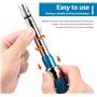 Clé Dynamométrique pour Vélo et Moto 2-10 NM Précision ±4% Clé Dynamométrique KS Tools avec Boîte de Rangement pour Vélos Route 