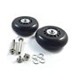 2 Set bagages Valise remplacement Roues Essieux et Wrench réparation ensemble OD 72mm