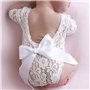 Amorar Bébé Fille Jumpsuit Robes Barboteuse Outfit Nouveau-Né Photographie Prop Bébé Vêtements Dentelle Combinaison Mignon Body 