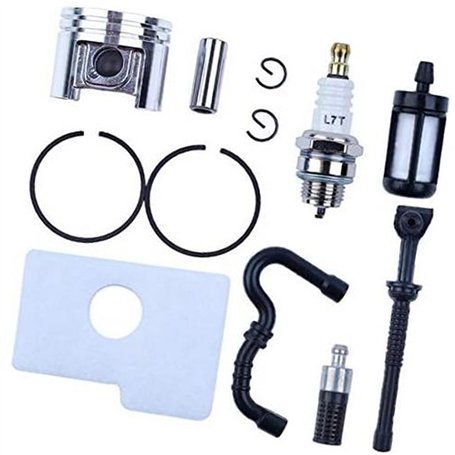 XEDLAMP Kit de segments de piston 38 mm avec filtre à air