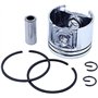 XEDLAMP Kit de segments de piston 38 mm avec filtre à air, carburant et huile, for tronçonneuse STIHL 018 MS180 MS 180, pièces d