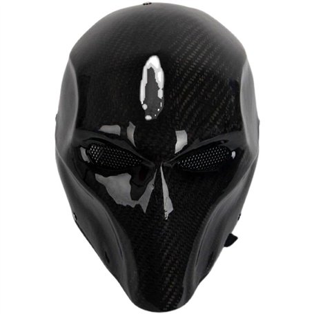 Metalakaer Masque tactique de protection complète du visage pour Halloween