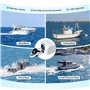 DHMYYXGS Electric Windlass for Boats,Electric Windlass 45 Lbs,12v,Electric Winch,Saltwater Anchor,pour Bateaux avec Télécommande