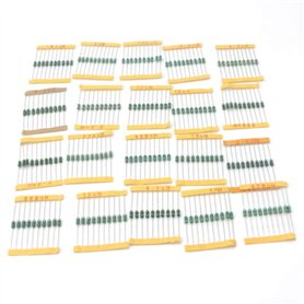 Lot de 200 inducteurs de roue de couleur avec 20 valeurs pour composants électroniques