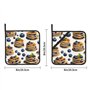 SHuWeiD Blueberry pancakes03 Lot de 2 maniques isolées pour enlever le couvercle, résistant à la chaleur