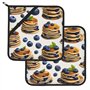 SHuWeiD Blueberry pancakes03 Lot de 2 maniques isolées pour enlever le couvercle, résistant à la chaleur