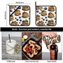 SHuWeiD Blueberry pancakes03 Lot de 2 maniques isolées pour enlever le couvercle, résistant à la chaleur