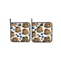 SHuWeiD Blueberry pancakes03 Lot de 2 maniques isolées pour enlever le couvercle, résistant à la chaleur