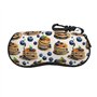 SHuWeiD Blueberry pancakes03 Étui de protection flexible ultra léger pour lunettes Compatible avec la plupart des lunettes