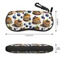 SHuWeiD Blueberry pancakes03 Étui de protection flexible ultra léger pour lunettes Compatible avec la plupart des lunettes, bijo