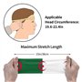 Bandeaux bandanas imprimés drapeau de l'Algérie - Léger et respirant - Pour la course à pied - Idéal pour les cheveux longs