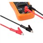2 Pcs Fiche Banana à Pince Crocodile électriques fils Multimètre cable de Test Sonde Cordon Alligator Flexible Câble de Test Pou