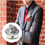 25 Paires de Fermoir Pins, Attache Pins, Papillon d'Embrayage Cravates Tie Pin's, pour Loisirs Créatifs DIY