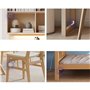 Lot de 8 ancrages de meubles, ancrages muraux anti-basculement en acier inoxydable pour meubles, avec vis et 8 cordons multifonc